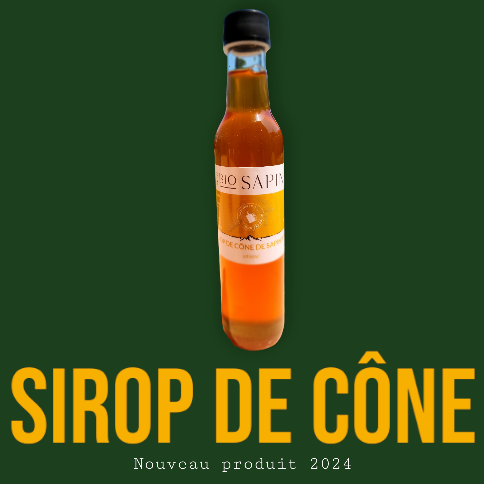 Sirop de cône de sapin bio - image 1